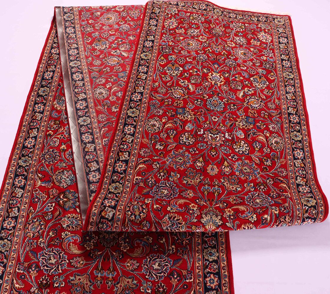 8.5m Antique And Rare Persian Mashad Runner - Image 4