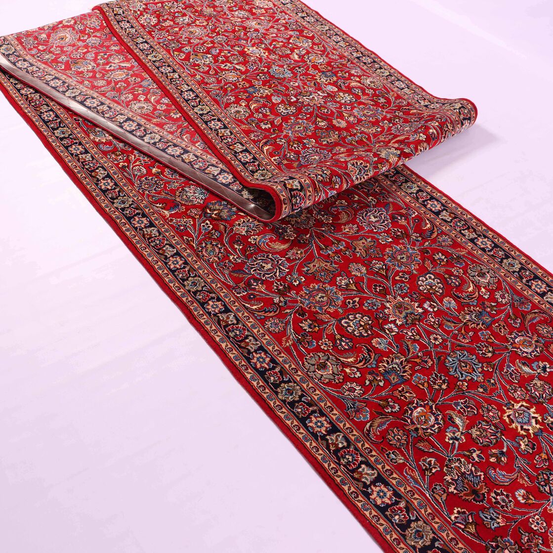 8.5m Antique And Rare Persian Mashad Runner - Image 5