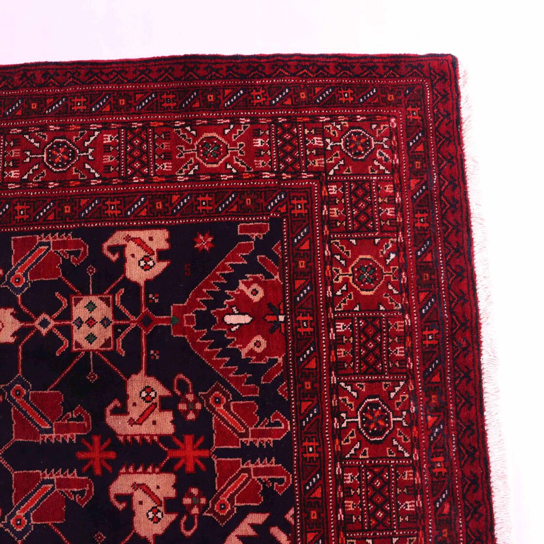 Antique 3.6x2M Balouchi Tribal Rug - Image 7