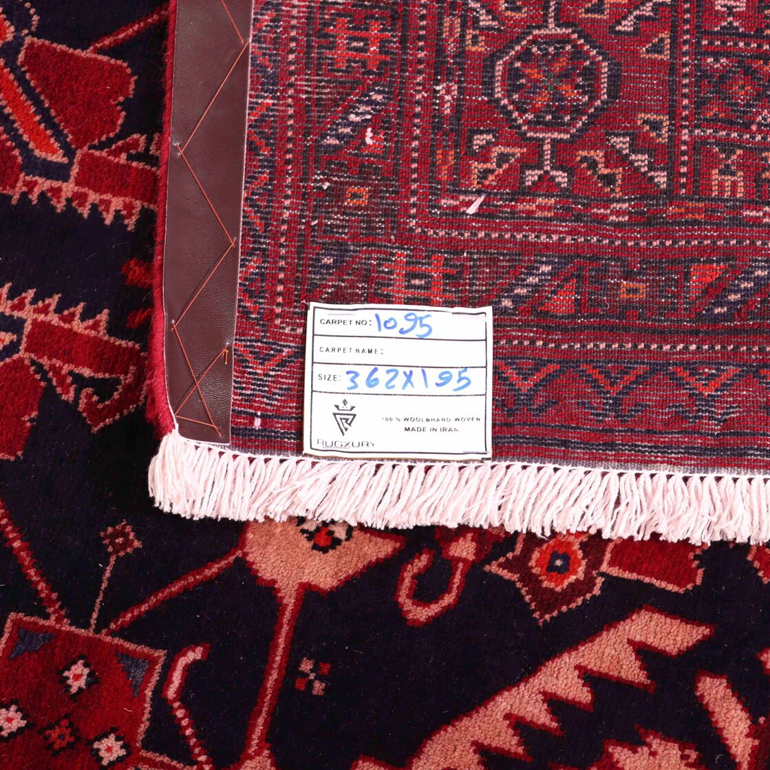 Antique 3.6x2M Balouchi Tribal Rug - Image 8
