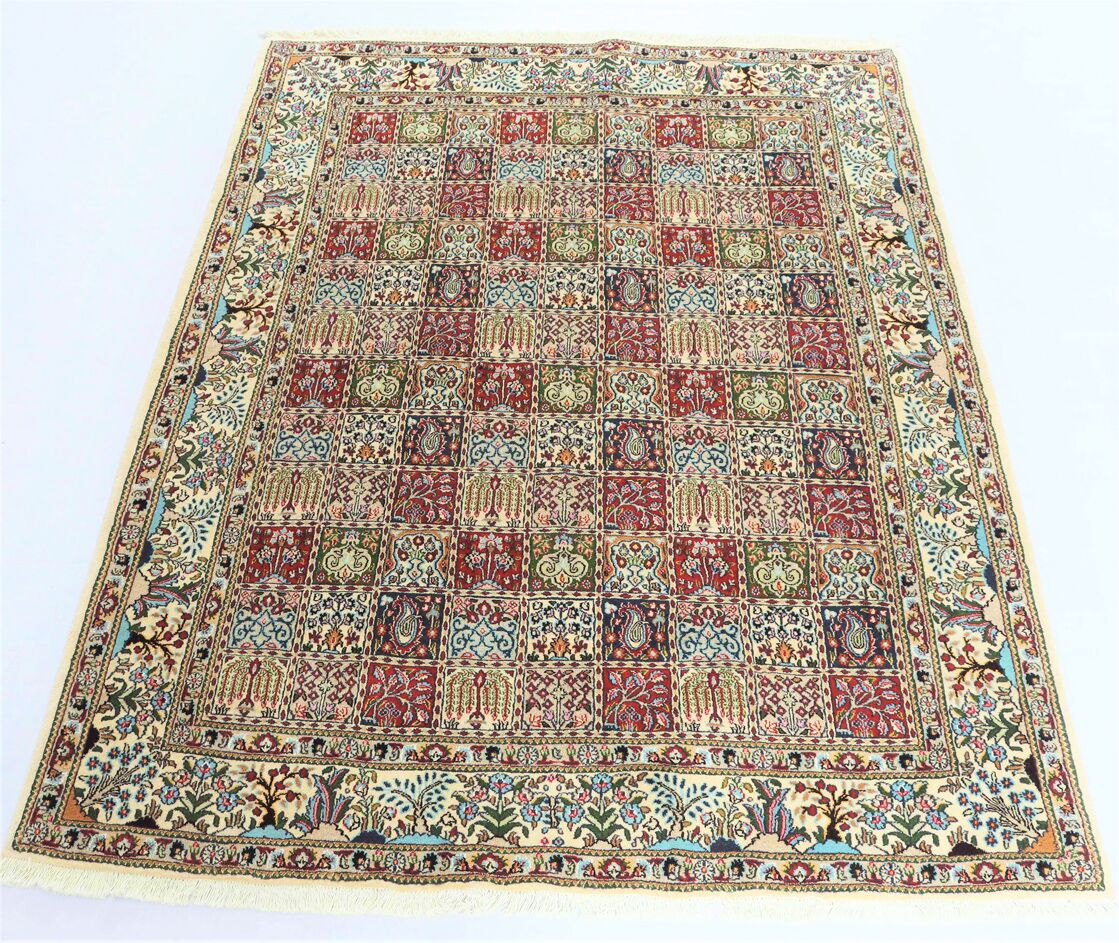 2.3x1.7M Garden Design Mood Persian Rug (Silkinlaid) - Image 2