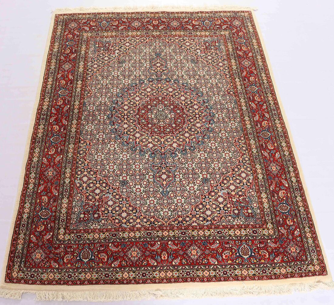 2x1.5M Fine Herati Birjand Persian Rug (Mahi) - Image 2