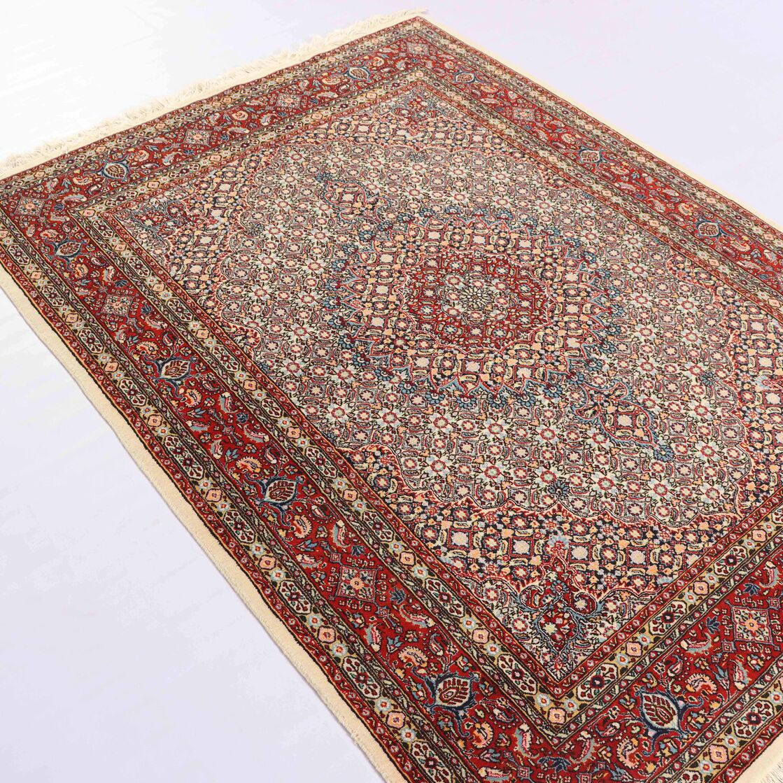 2x1.5M Fine Herati Birjand Persian Rug (Mahi) - Image 6