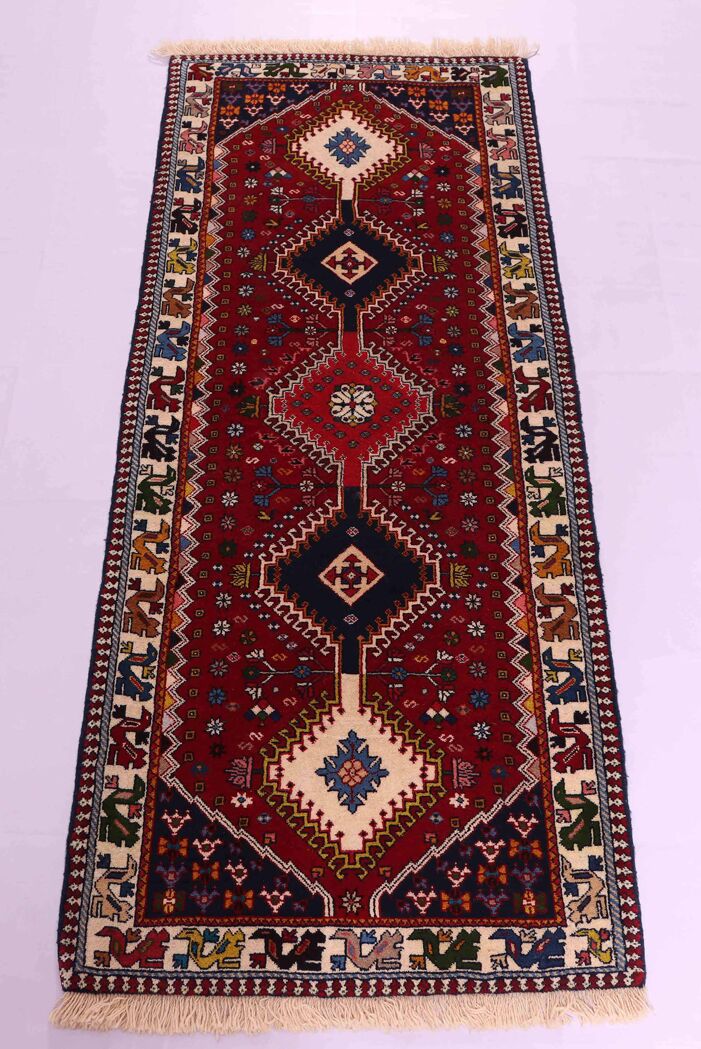 2.1x0.8M Persian Yalameh Rug - Image 2