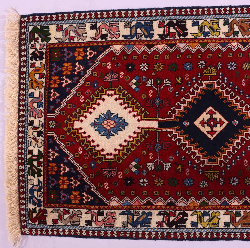 2.1x0.8M Persian Yalameh Rug - Image 4