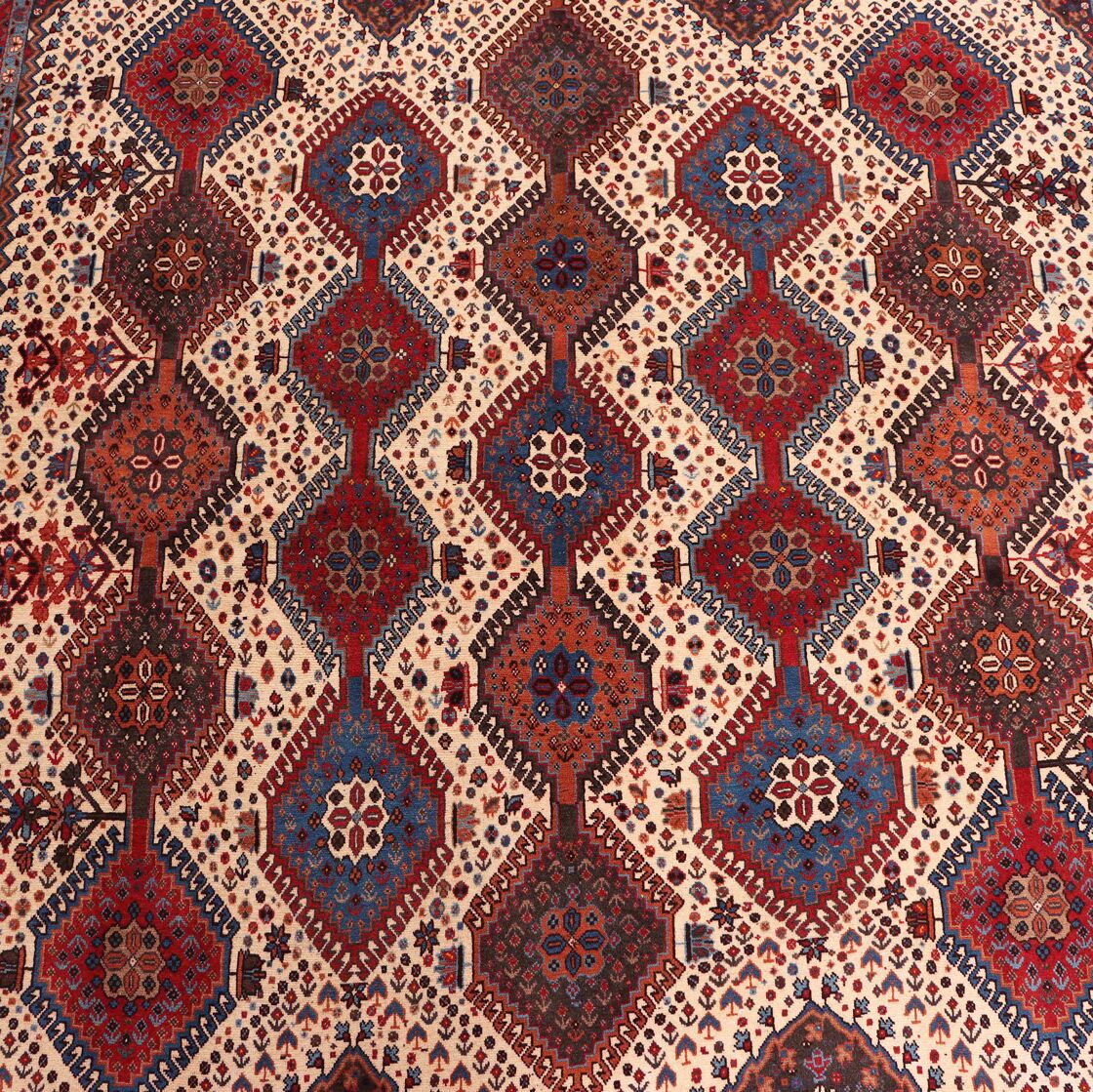 2.4x2M Stunning Persian Yalameh Rug - Image 7