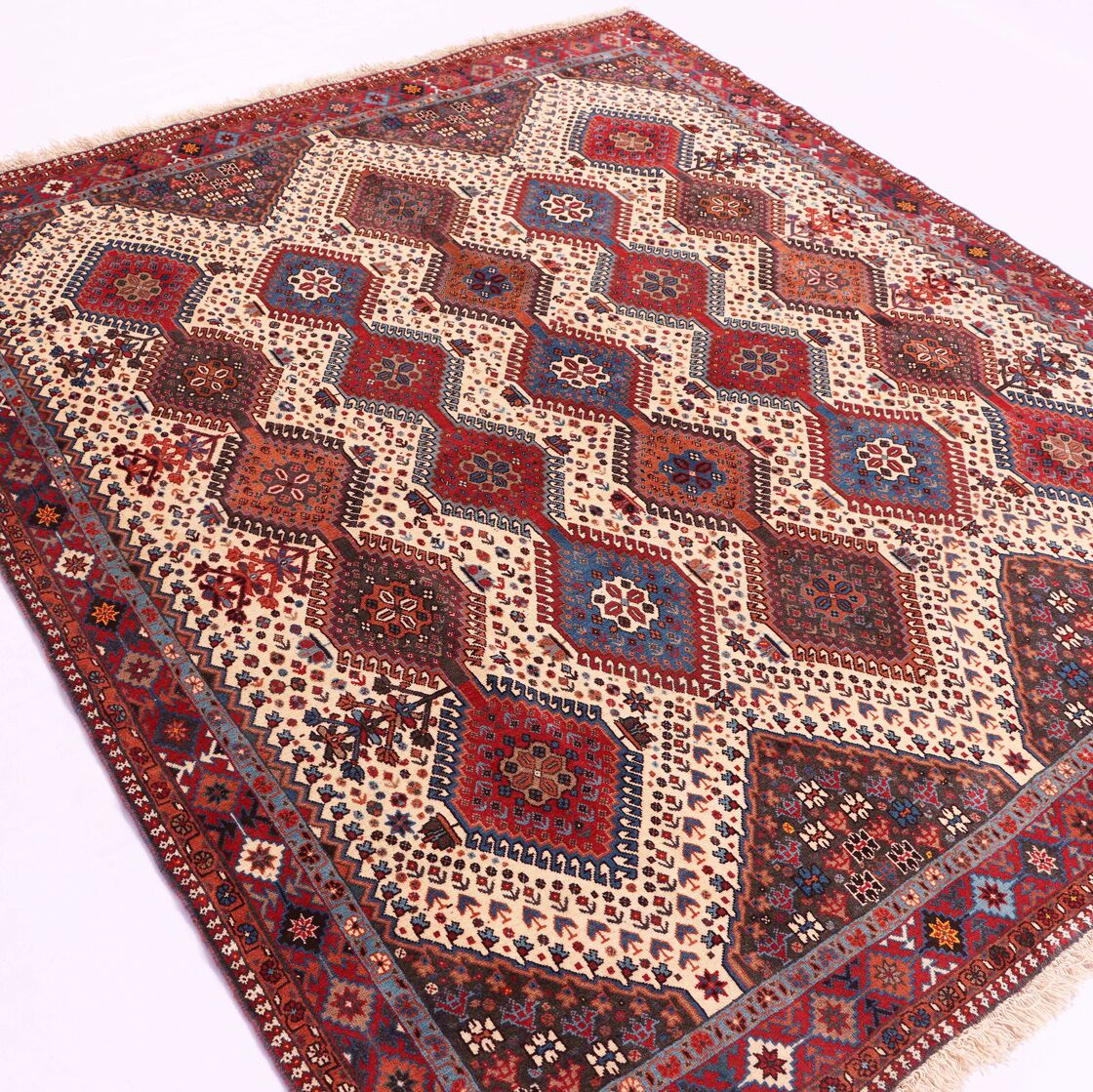 2.4x2M Stunning Persian Yalameh Rug - Image 3