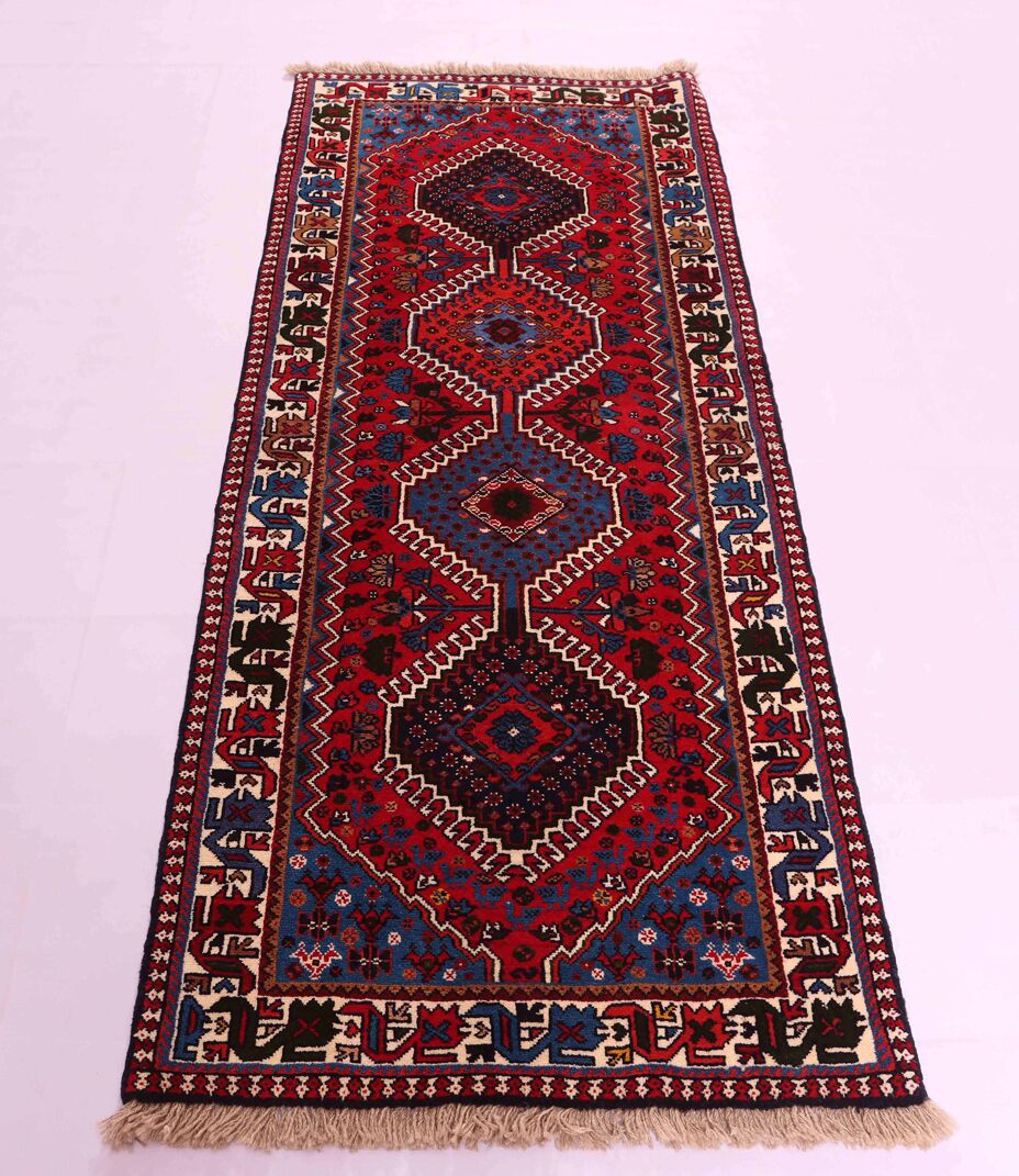 2.1x0.8M Persian Yalameh Rug - Image 2
