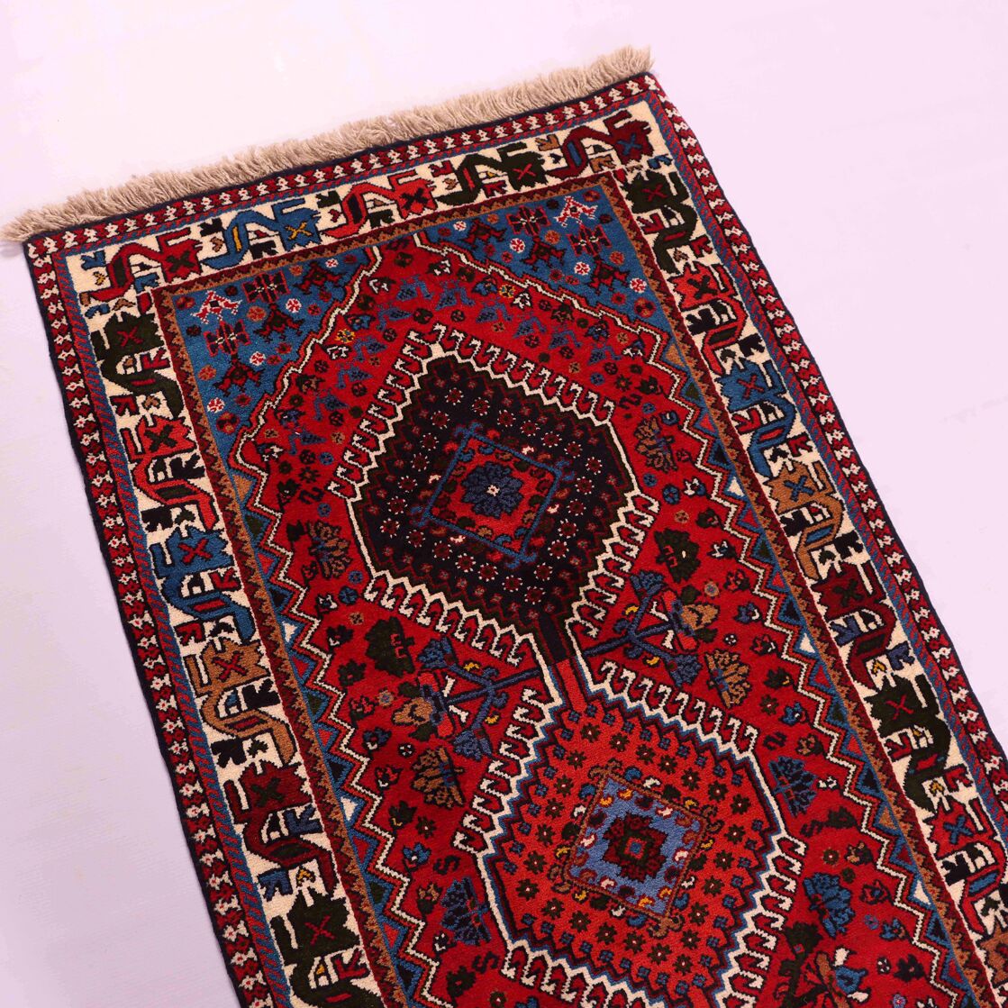 2.1x0.8M Persian Yalameh Rug - Image 5