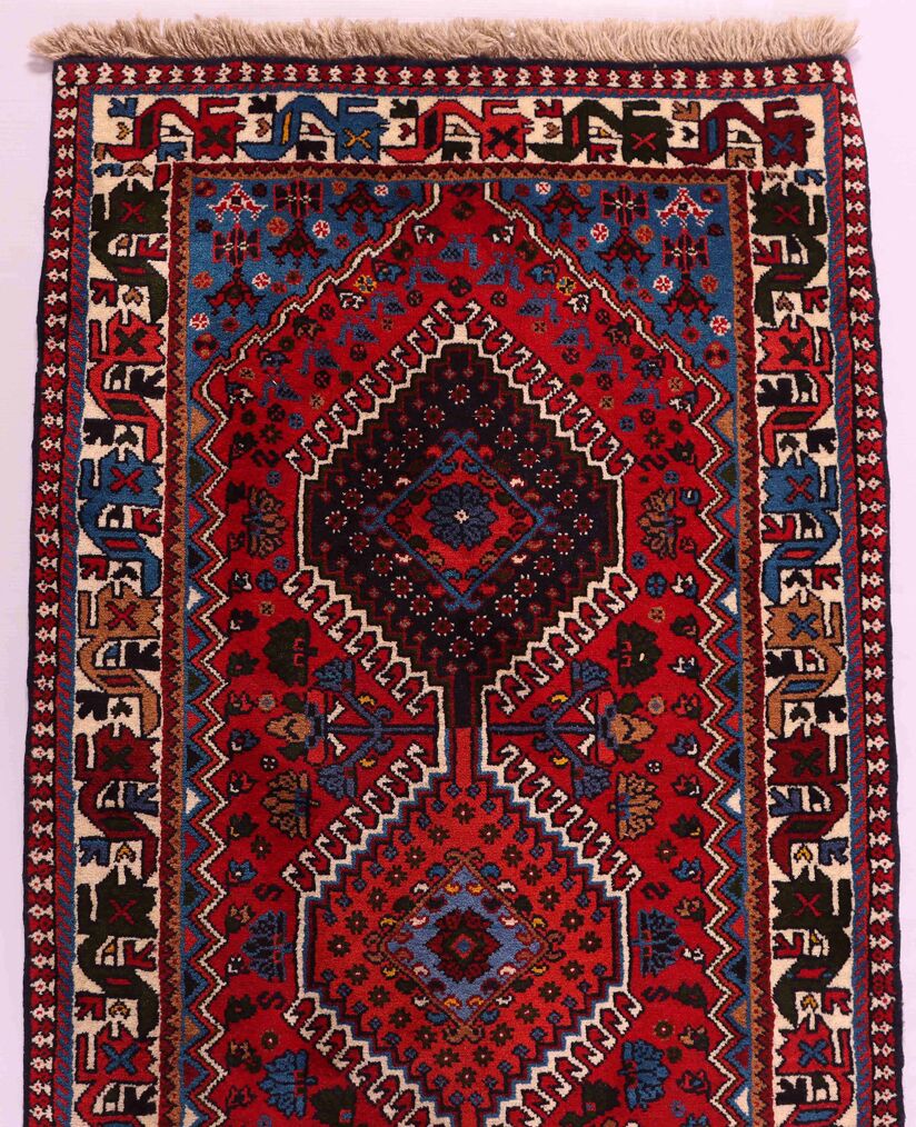 2.1x0.8M Persian Yalameh Rug - Image 6