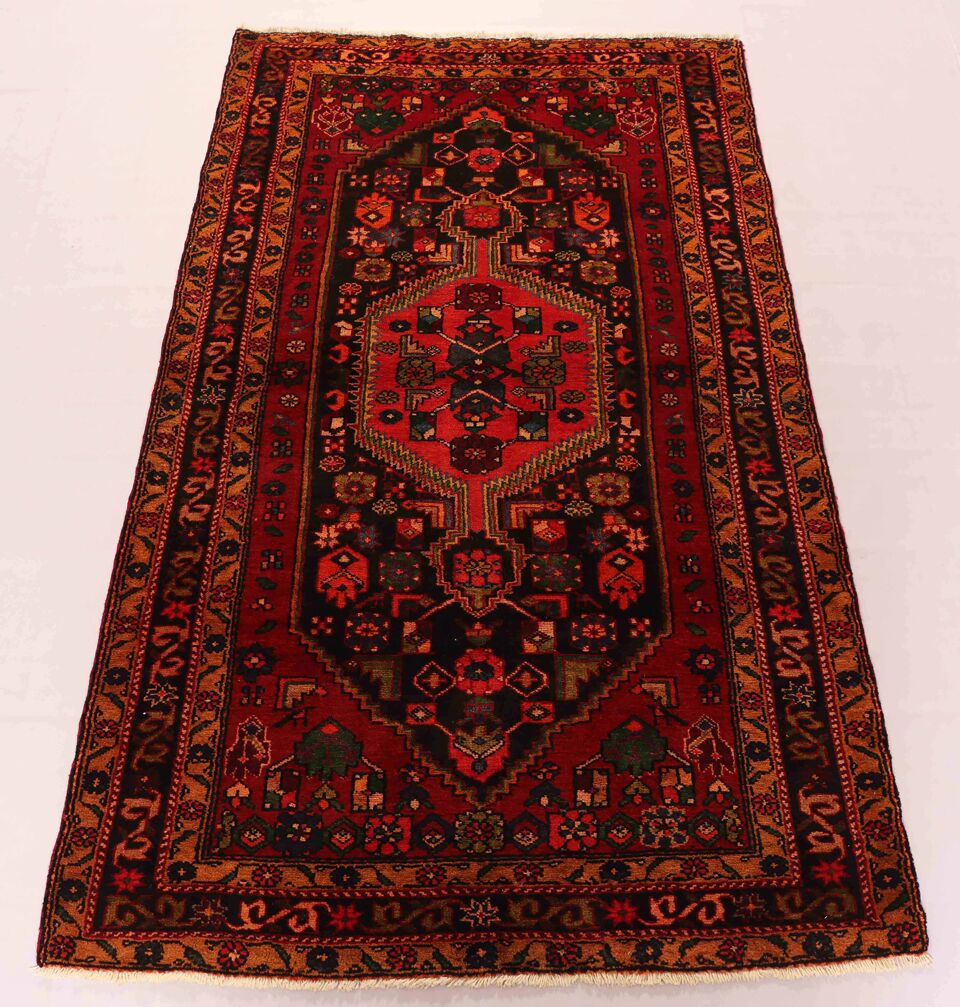 Antique 2x1.1m Zanjan Persian Rug - Image 2
