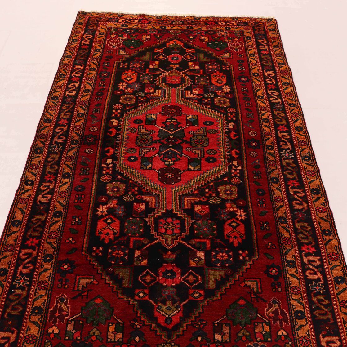 Antique 2x1.1m Zanjan Persian Rug - Image 6