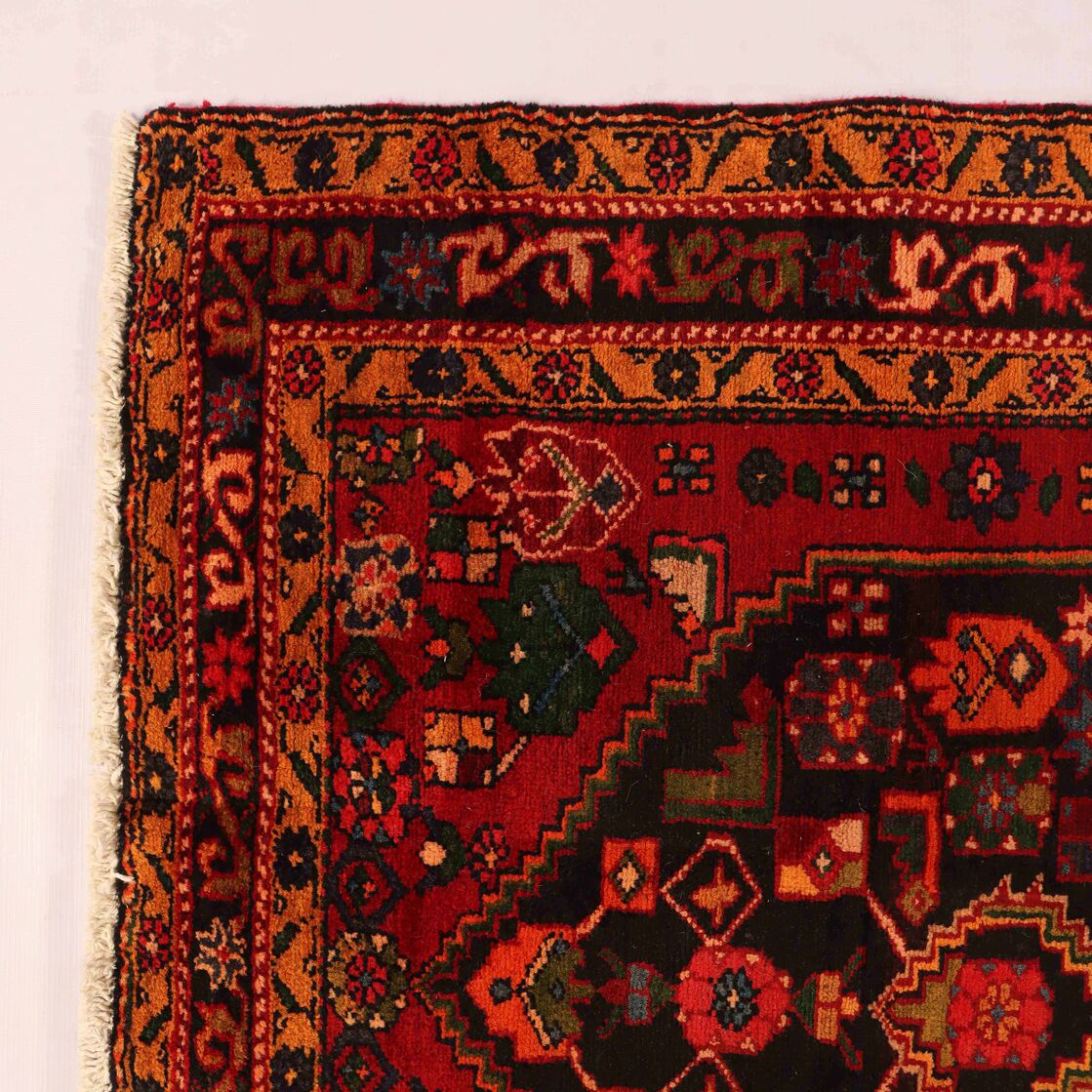 Antique 2x1.1m Zanjan Persian Rug - Image 7