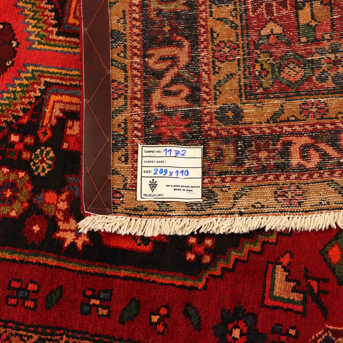 Antique 2x1.1m Zanjan Persian Rug - Image 5