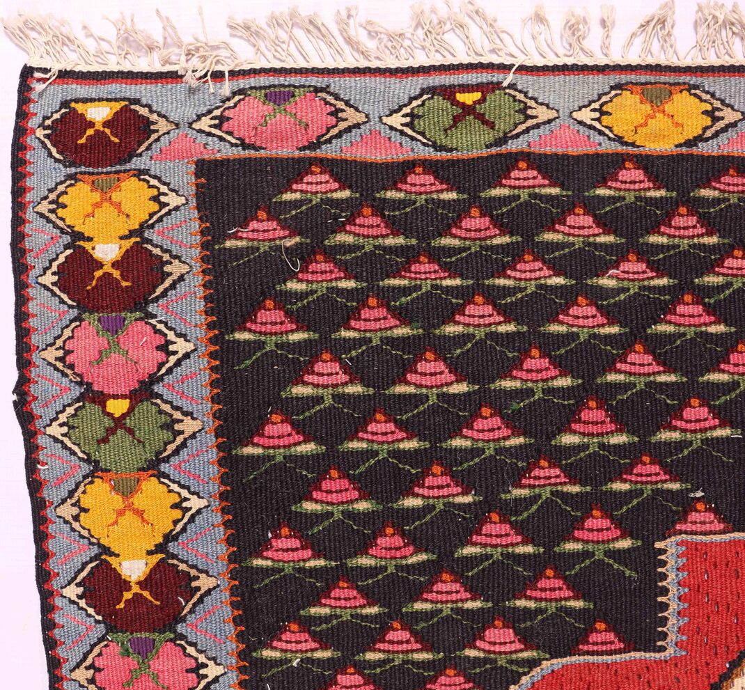 3M Sanandaj Persian Kilim Runner - Image 7
