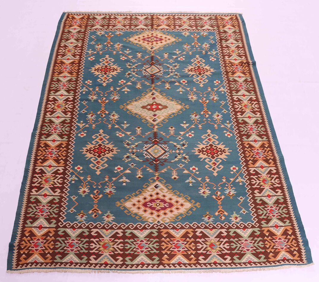 2.3x1.6M Persian Sumak Kilim Rug - Image 6
