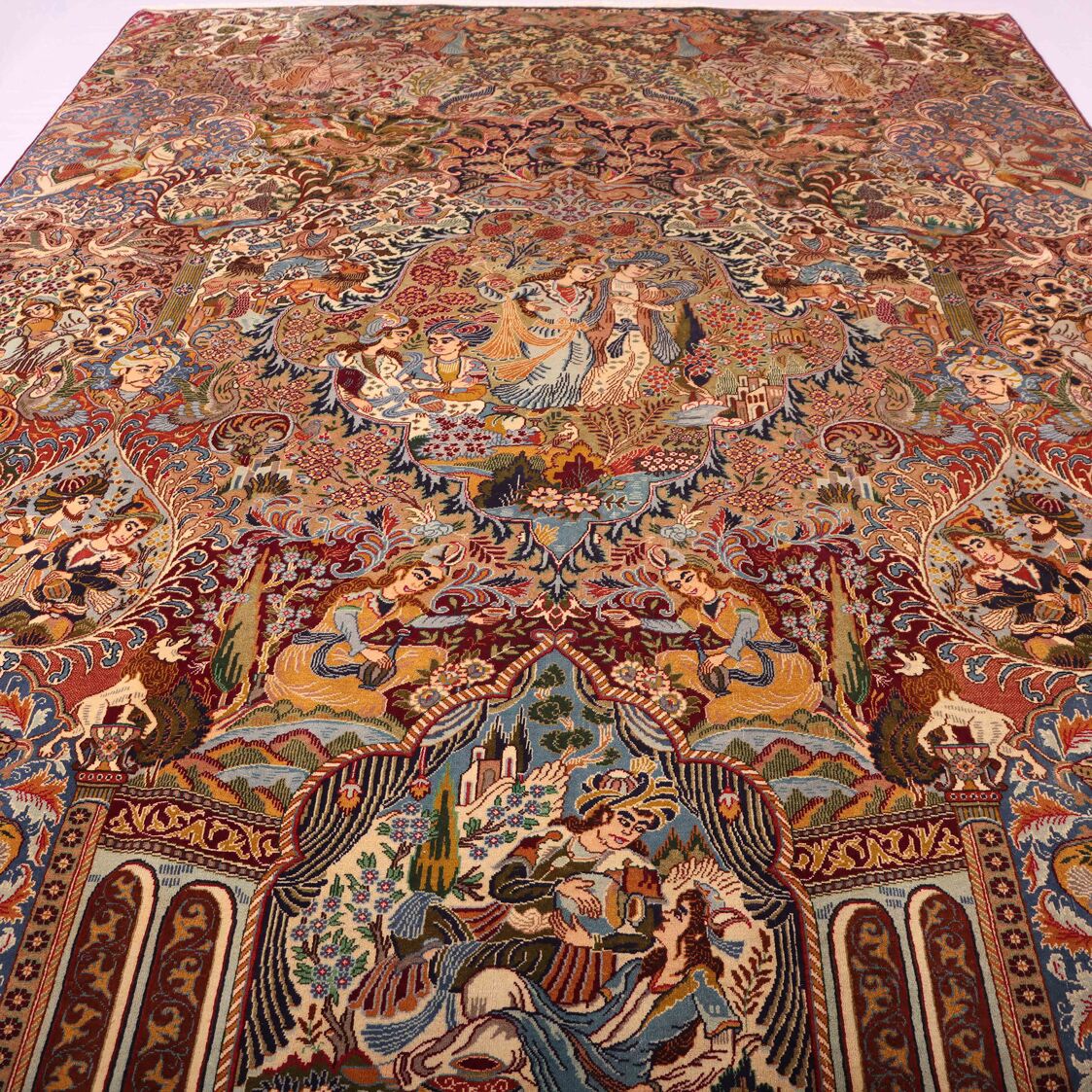 4x3M Pictorial Garden Of Eden Kashmar Rug - Image 2