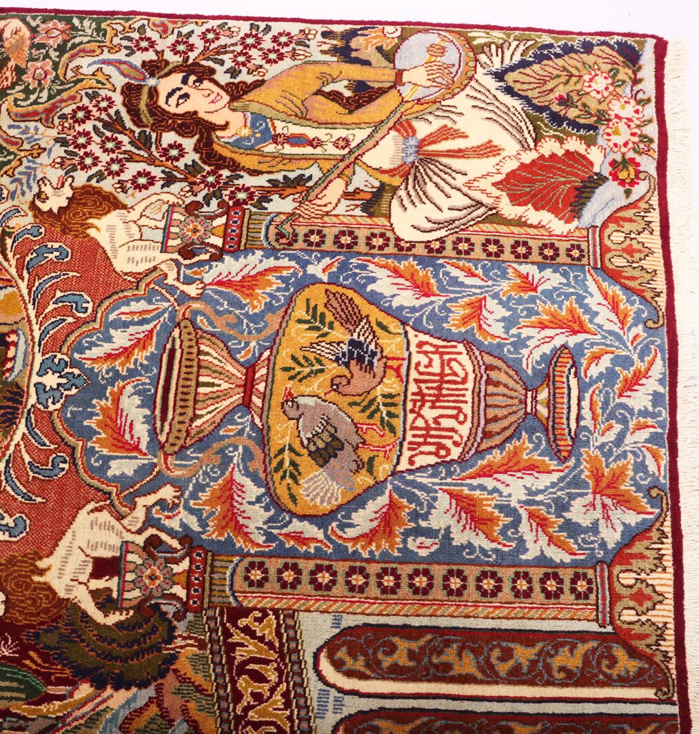 4x3M Pictorial Garden Of Eden Kashmar Rug - Image 8
