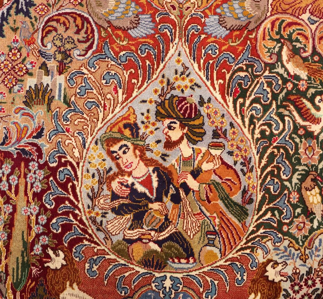 4x3M Pictorial Garden Of Eden Kashmar Rug - Image 9
