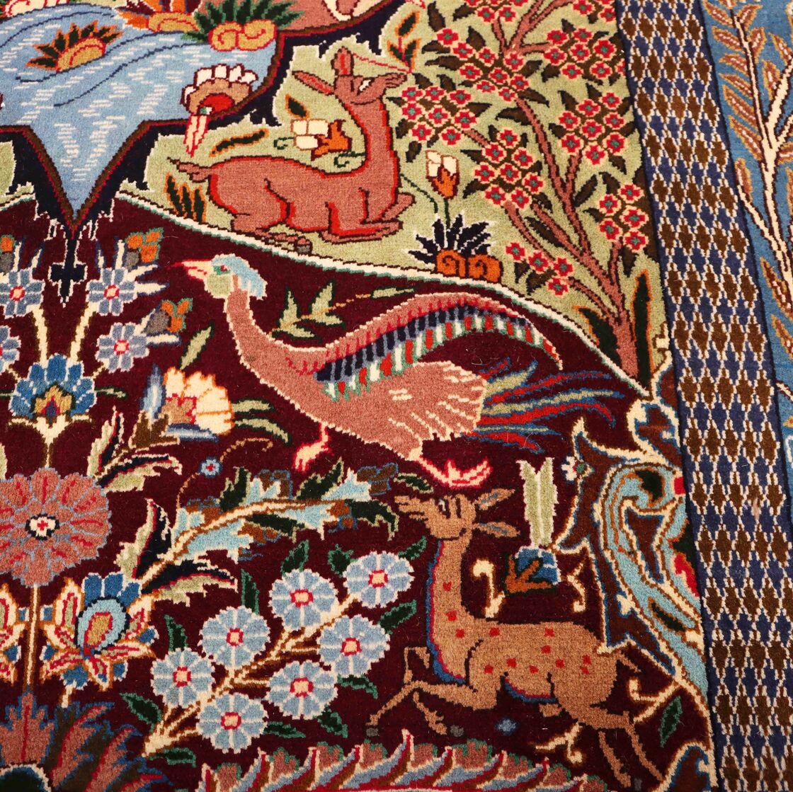 4x3M Pictorial Garden Of Eden Kashmar Rug - Image 5