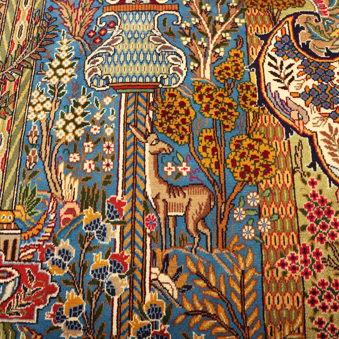4x3M Pictorial Garden Of Eden Kashmar Rug - Image 6