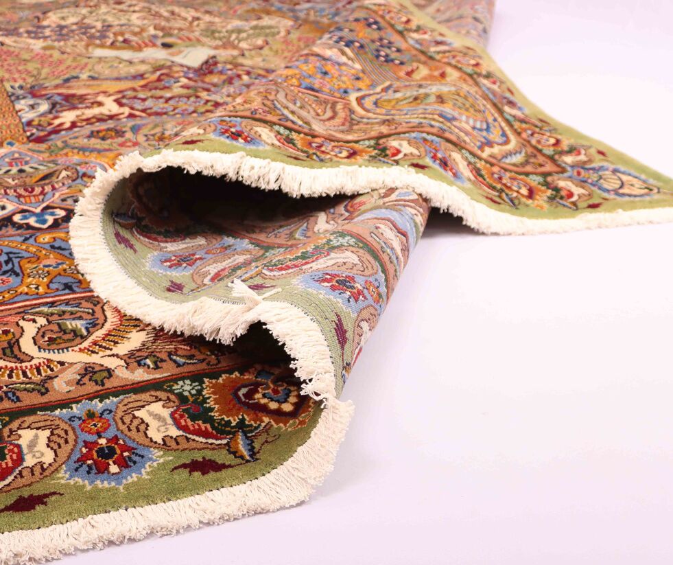 4x3M Pictorial Garden Of Eden Kashmar Rug - Image 2