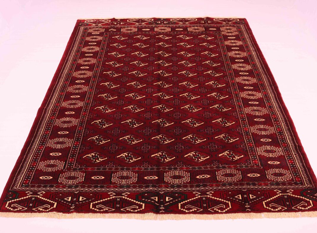 3x2M Fine Turkoman Bokhara Rug - Image 8