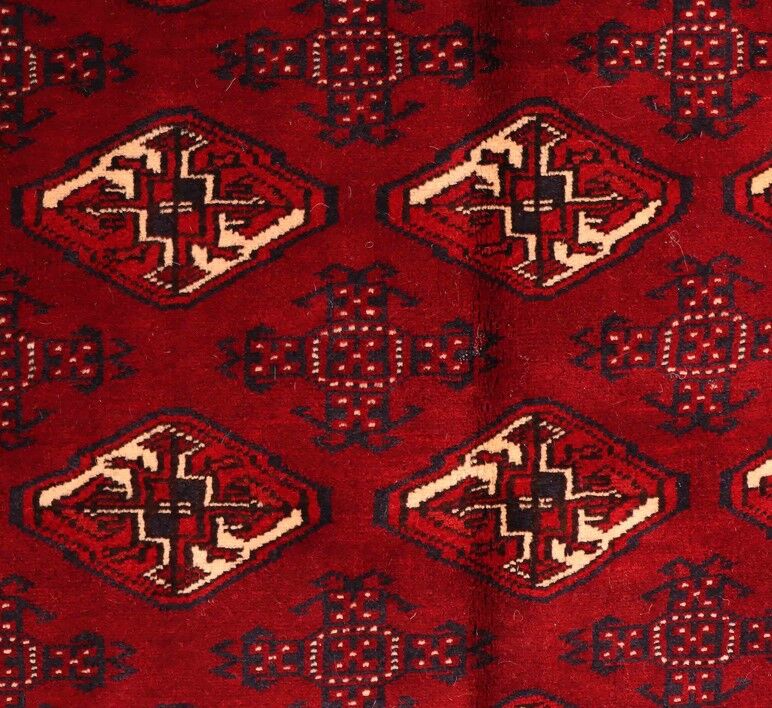 3x2M Fine Turkoman Bokhara Rug - Image 3