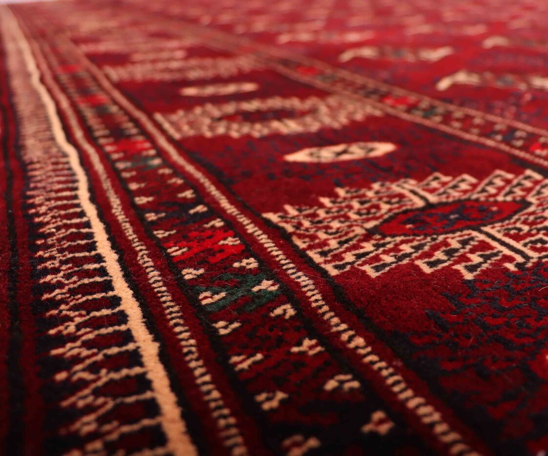 3x2M Fine Turkoman Bokhara Rug - Image 6