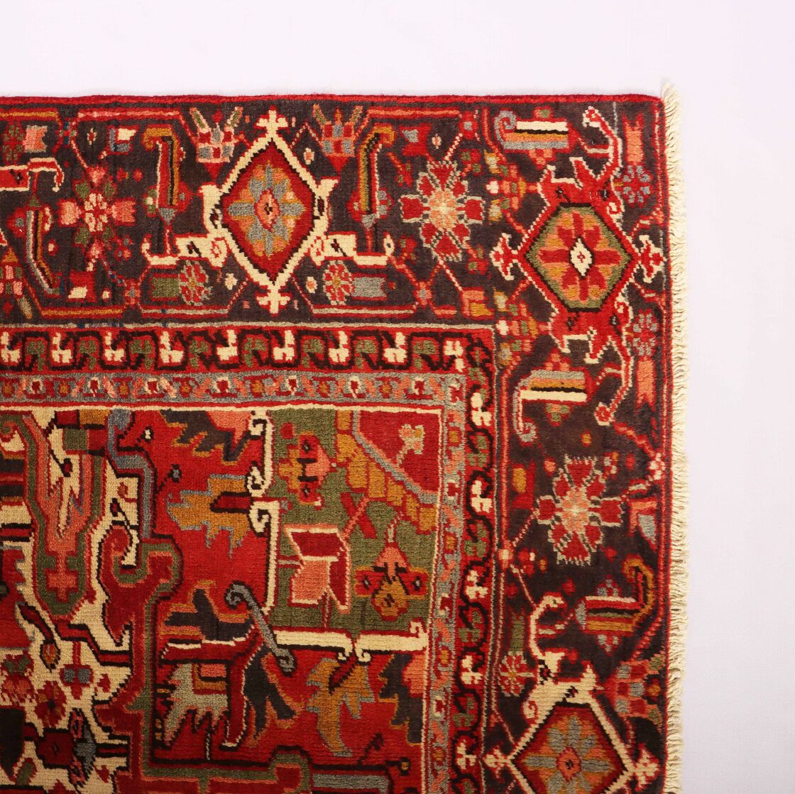 3.4x2.5M Antique&Old Heriz Rug - Image 5