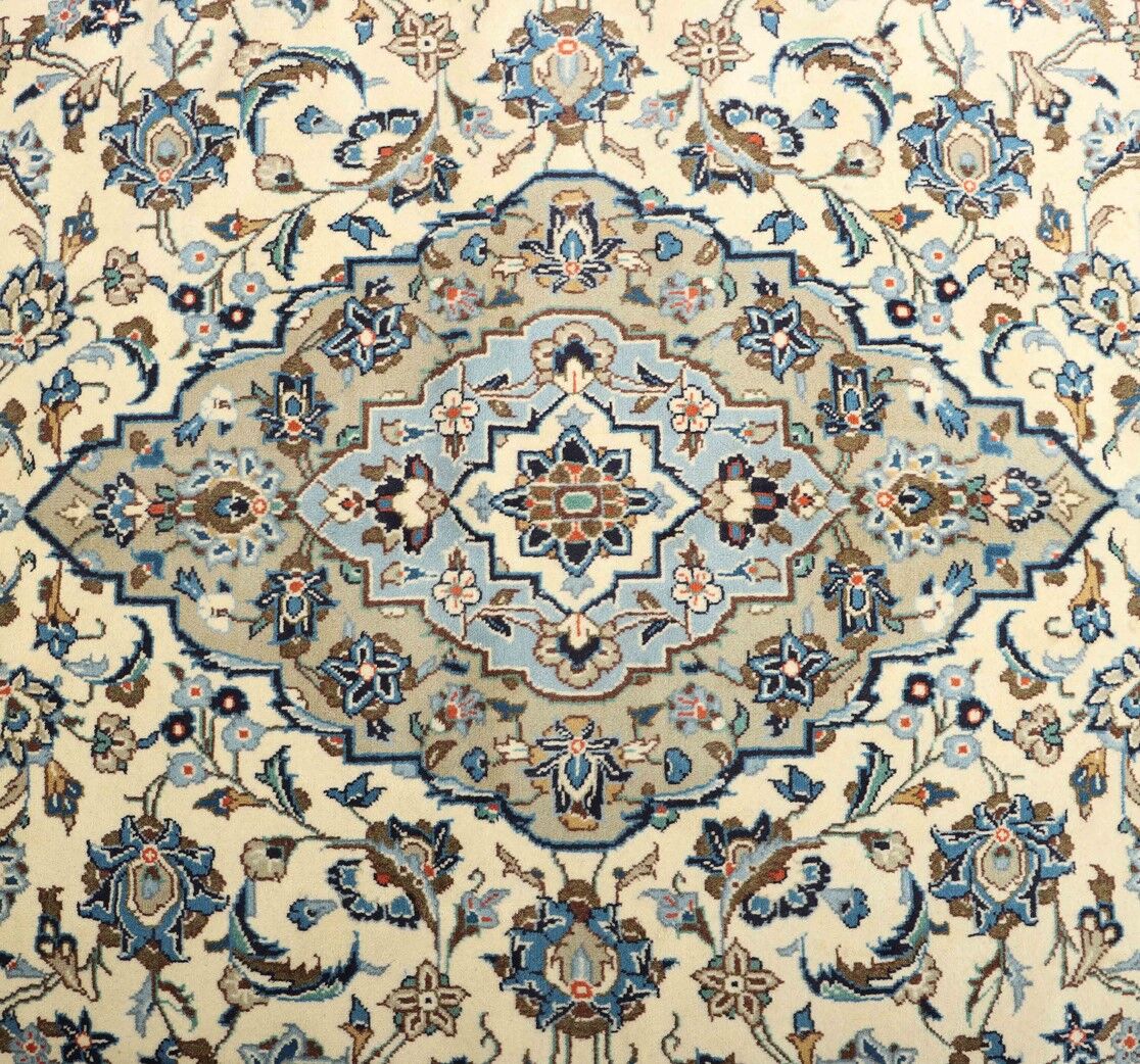 3x2M Beige Persian Kashan - Image 4