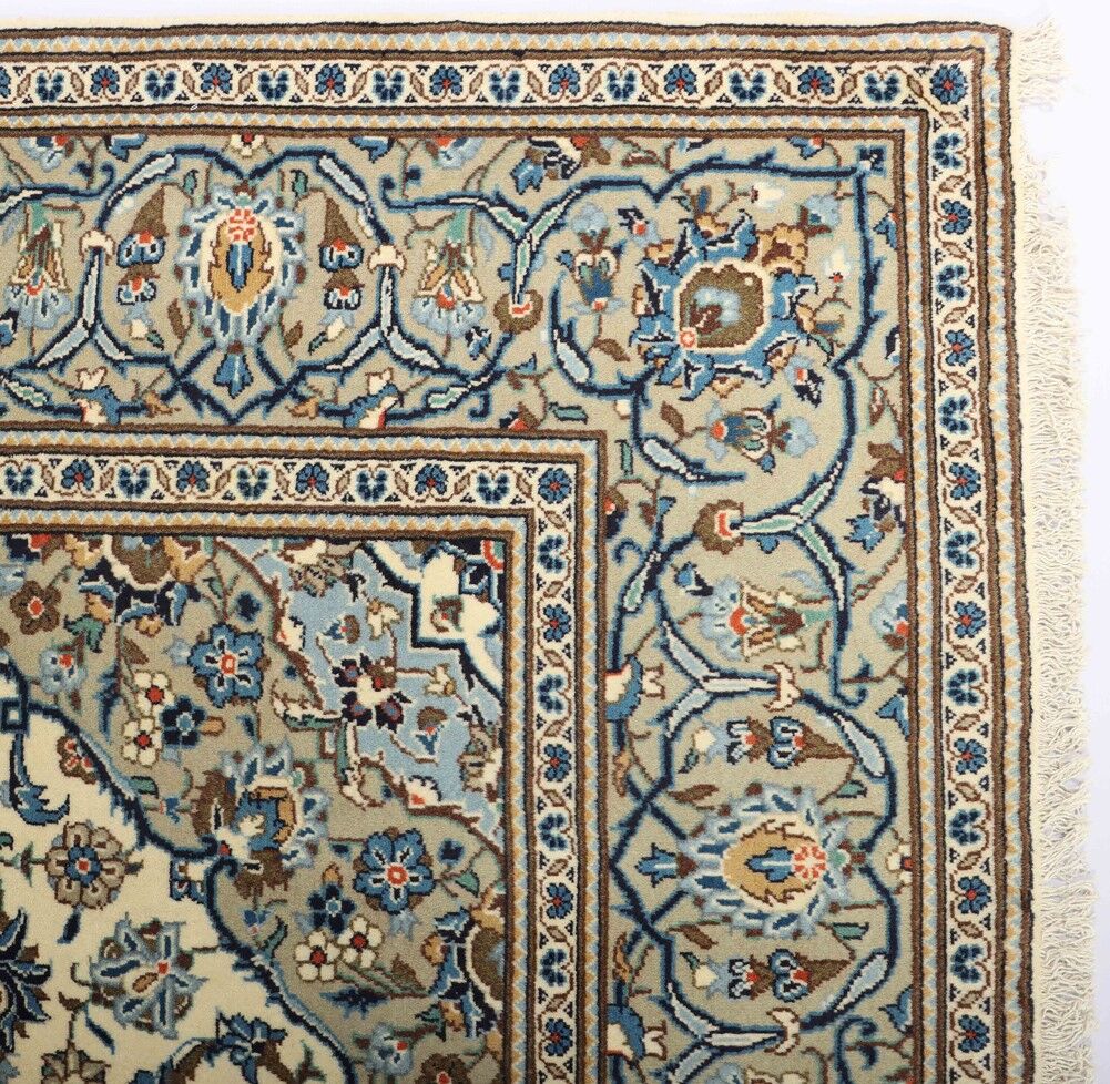 3x2M Beige Persian Kashan - Image 6