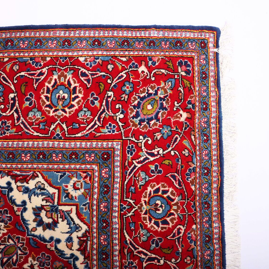 Vintage 3.5x2.5M Royal Traditional Persian Kashan - Image 5
