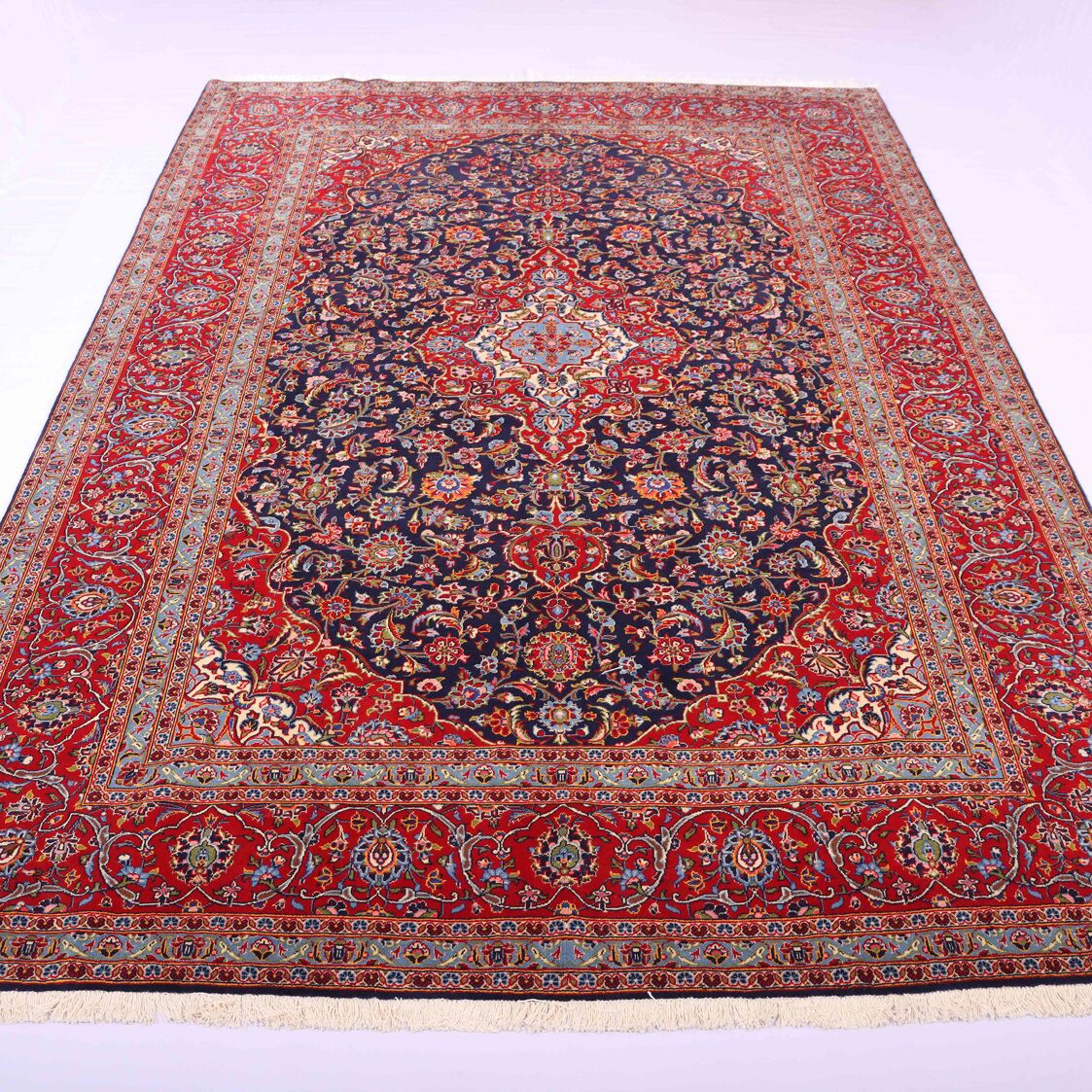 3.5x2.4M Royal Traditional Persian Kashan Rug - Image 2