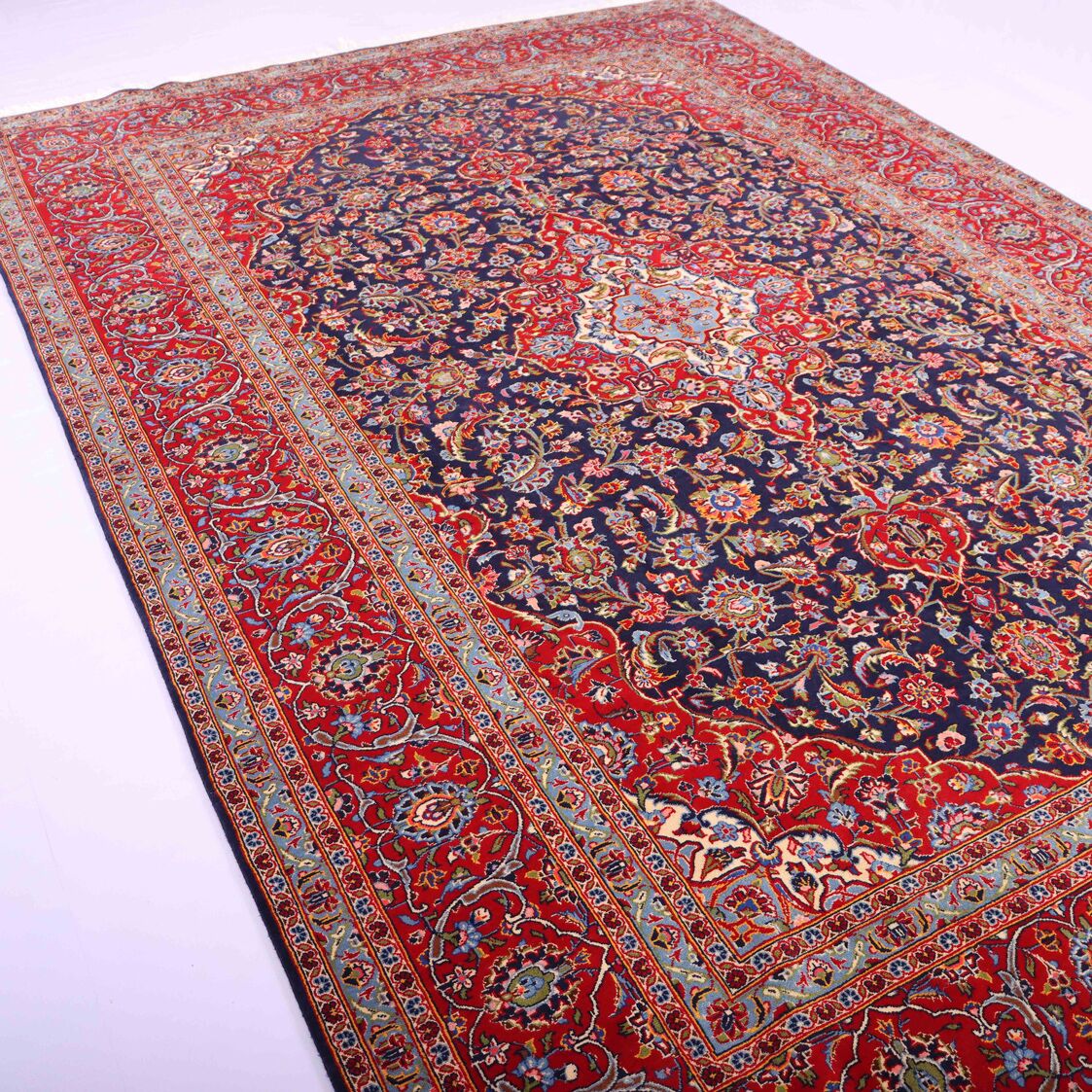 3.5x2.4M Royal Traditional Persian Kashan Rug - Image 3