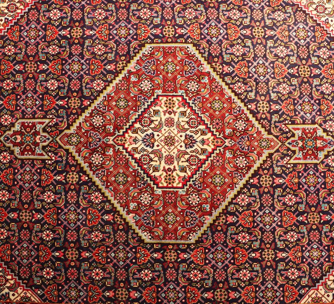 3x2m Persian Tabriz Rug (Fish Design) - Image 3