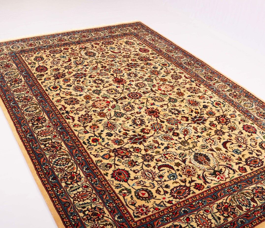 3x2M Beige Persian Kashmar Rug - Image 3