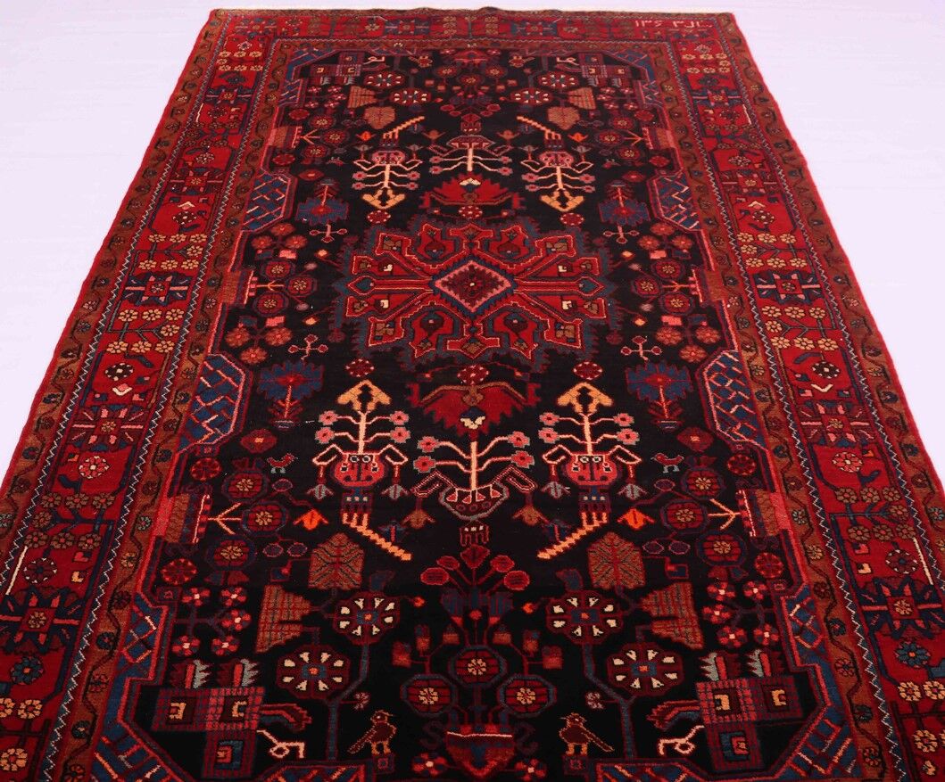 3.1x1.7M Tribal Nahavand Rug - Image 4