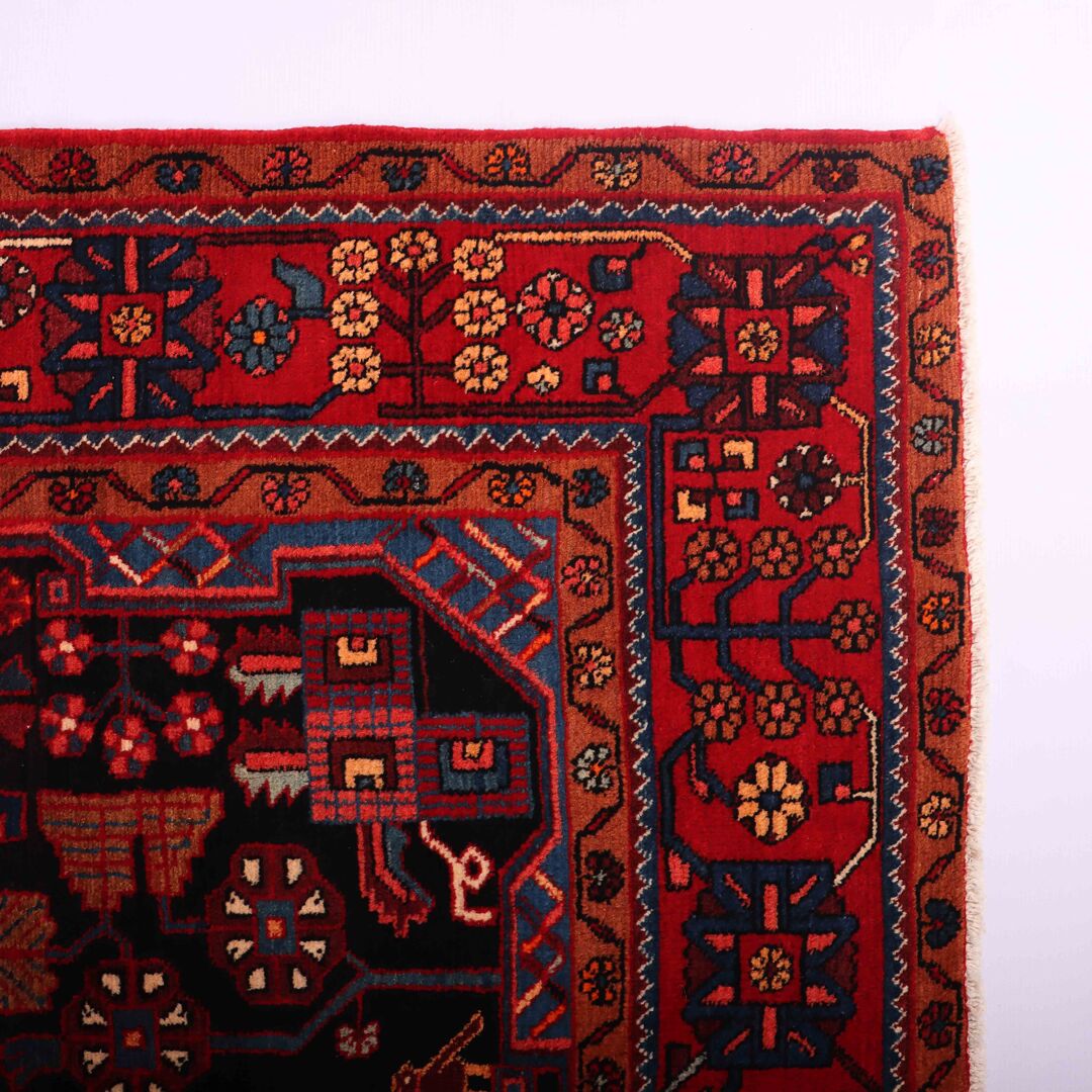3.1x1.7M Tribal Nahavand Rug - Image 6