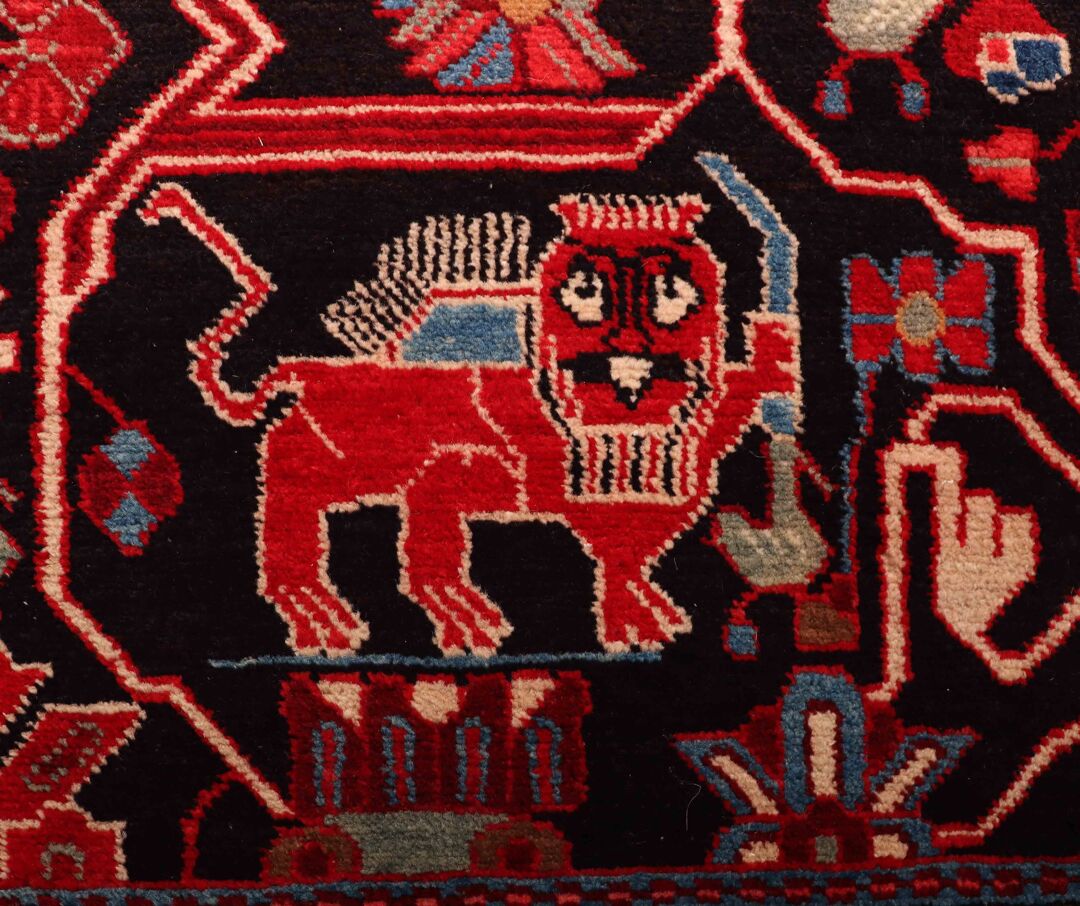 2.7x1.5M Tribal Nahavand Rug - Image 3