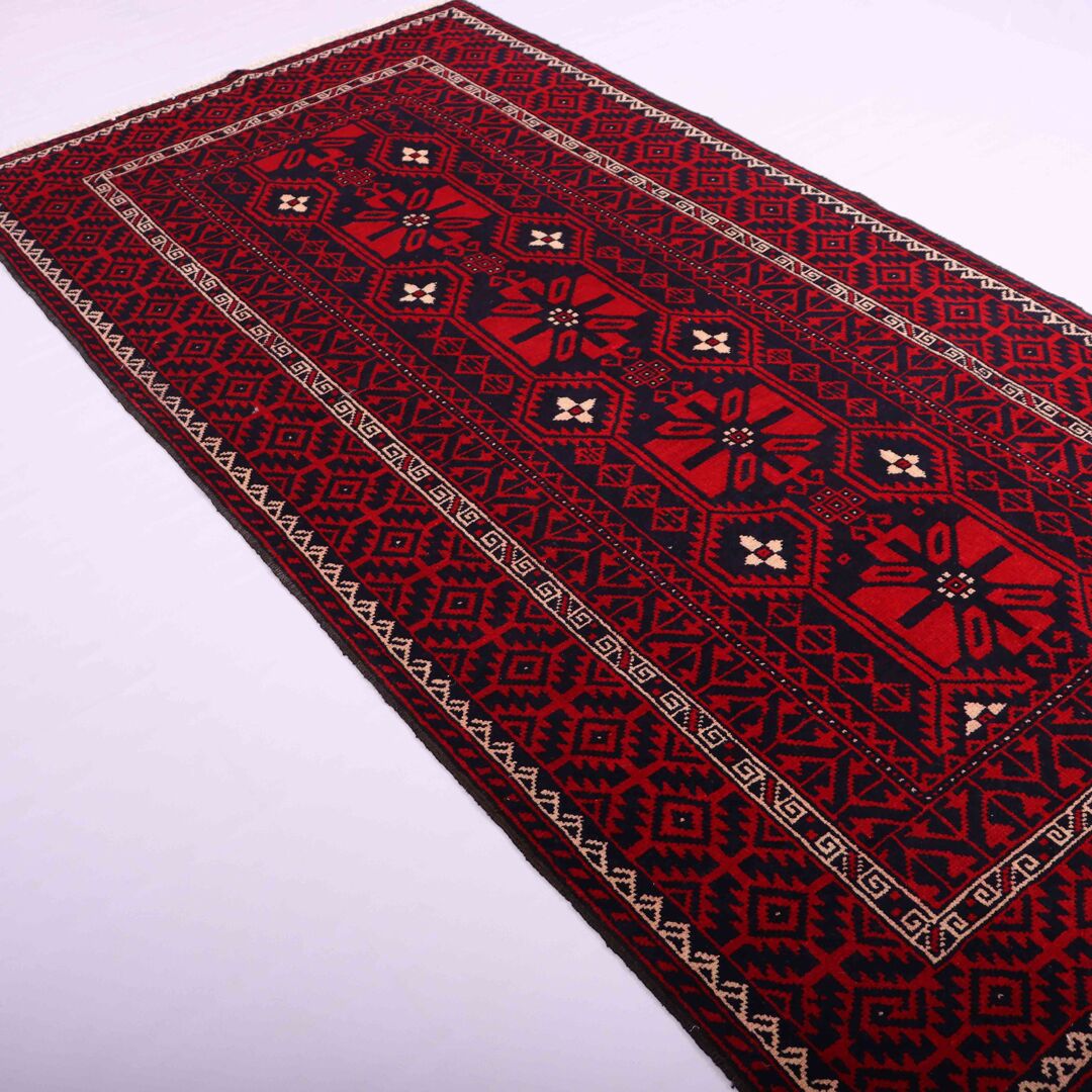3x1.5M Balouchi Nomadic Rug - Image 4