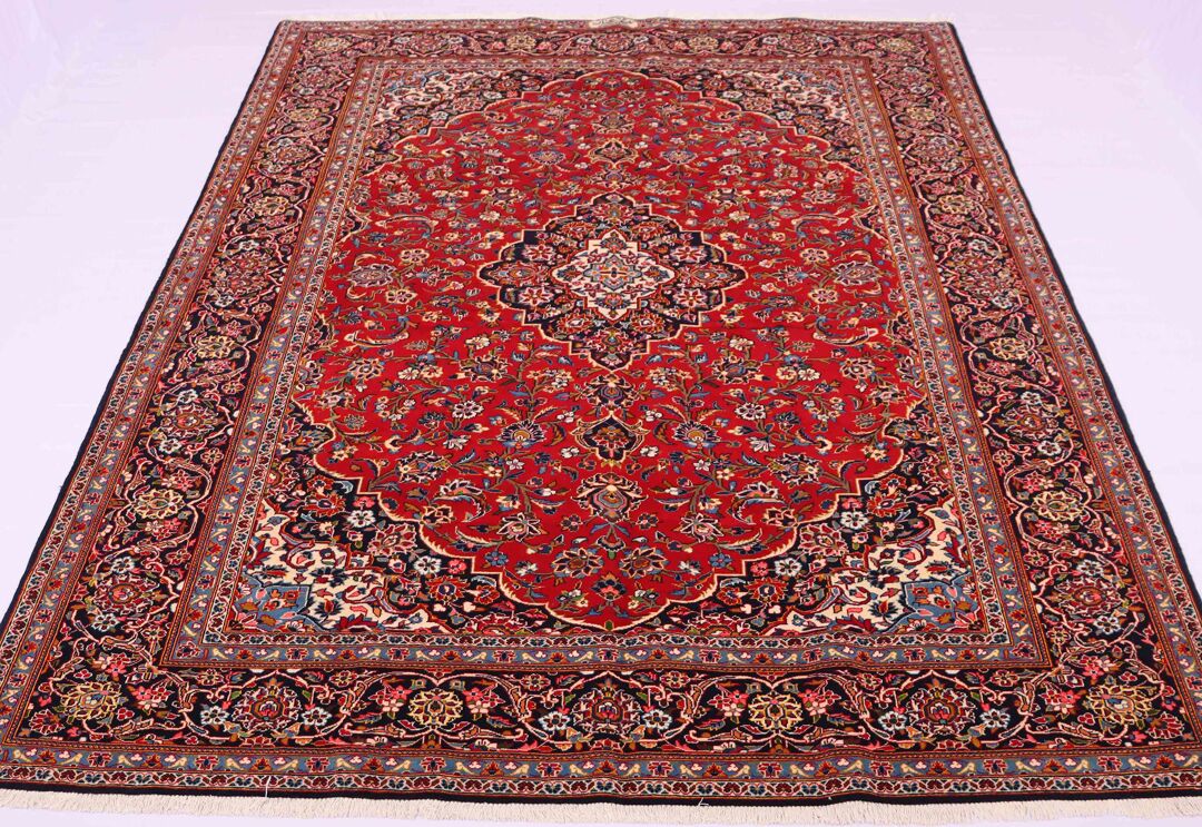 3.1x2.2M Signed Royal Persian Kashan Rug - Image 2