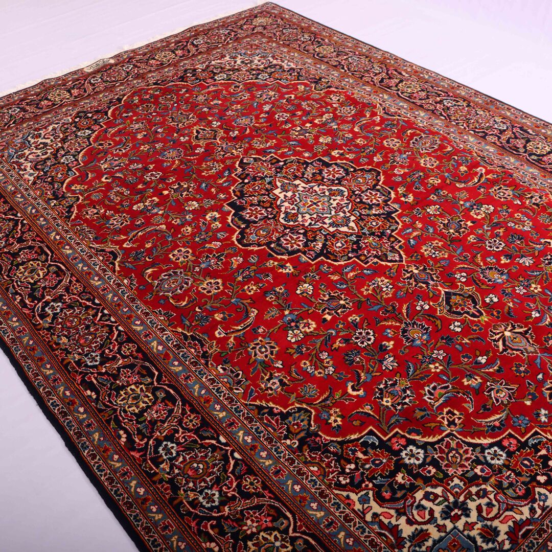 3.1x2.2M Signed Royal Persian Kashan Rug - Image 3