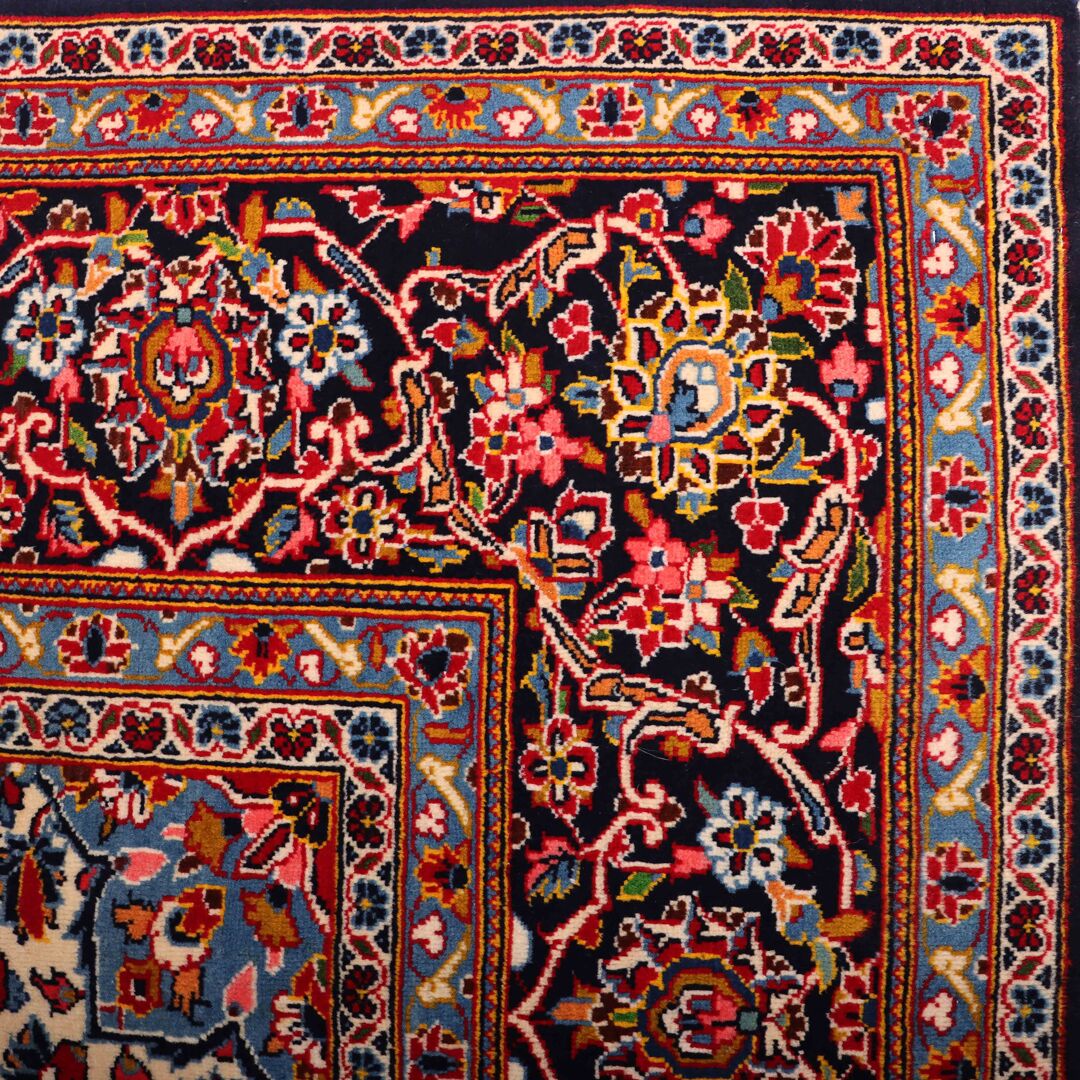 3.1x2.2M Signed Royal Persian Kashan Rug - Image 6