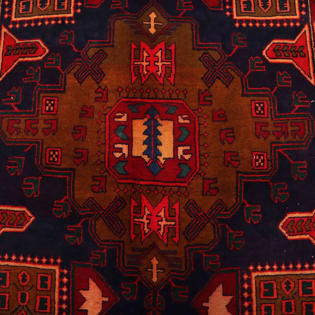 3 M Ardebil Persian Runner Rug - Image 5
