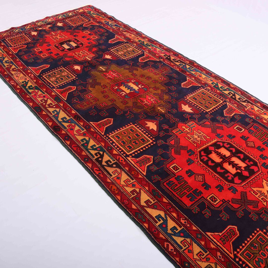 3 M Ardebil Persian Runner Rug - Image 7