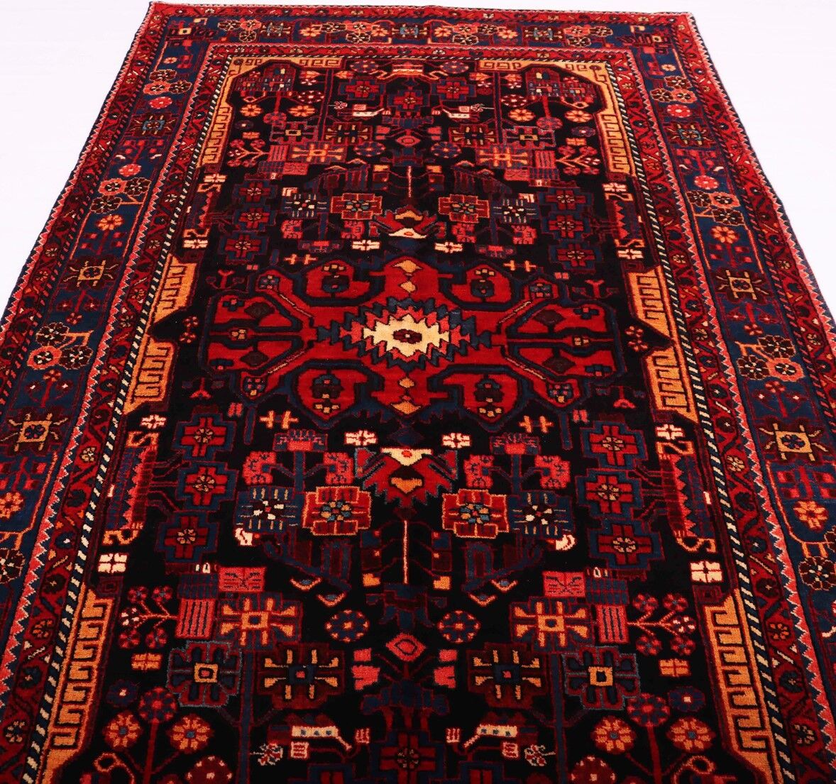 3x1.6M Tribal Nahavand Rug
