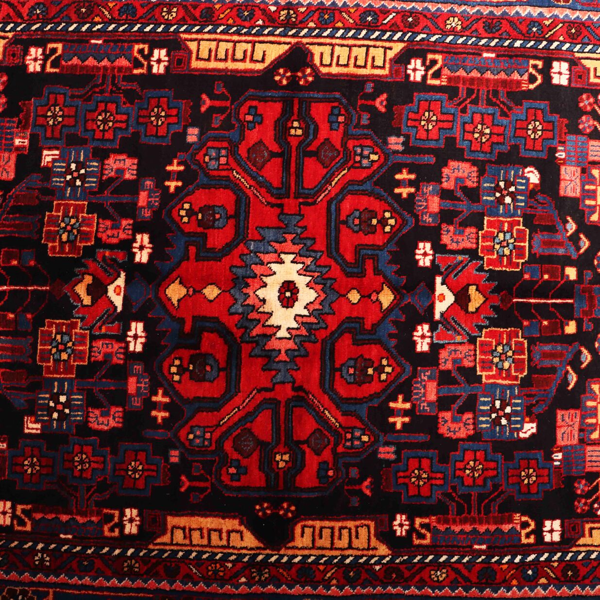 3x1.6M Tribal Nahavand Rug - Image 2