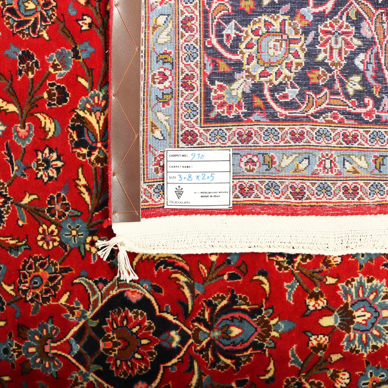 3x2M (Kolk) Royal Traditional Persian Kashan Rug - Image 6