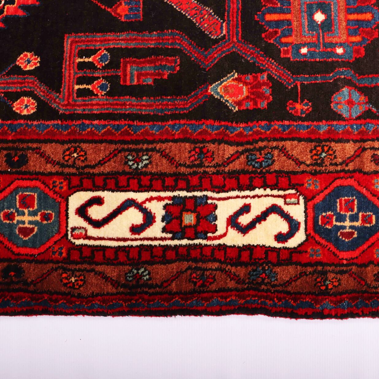 3.3x1.6M Tribal Nahavand Rug - Image 6